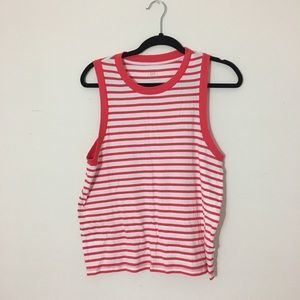 GAP STRIPED MUSCLE TANK